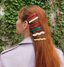 Load image into Gallery viewer, Lines Barrettes//2 Colorways
